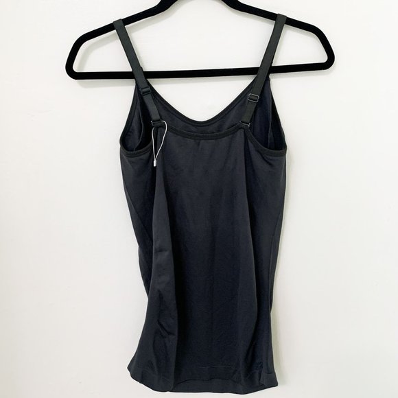 Exclusive of trims charcoal gray nursing tank cami L - Picture 3 of 4